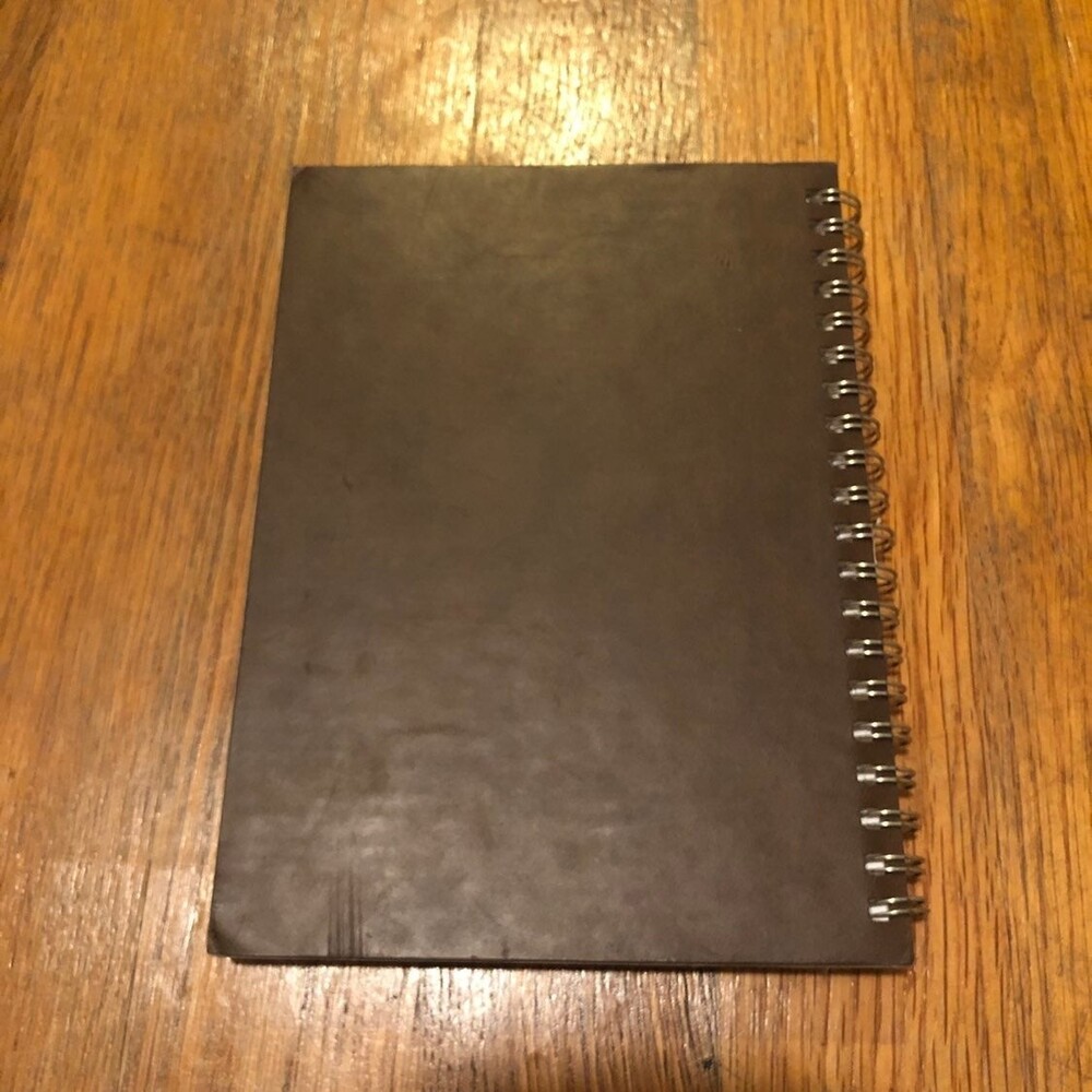 Brown Ruled Leatherlike Notebook - Picture 5 of 6